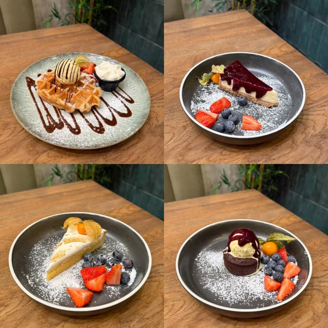 🍰 Vores dessertudvalg hos Café Kræz 🍰

Forkæl dig selv med en af vores fire desserter:
• Belgisk vaffel
• Cheesecake med skovbær
• Citrontærte
• Chokoladefondant

Perfekt som afslutning på måltidet – eller bare fordi.

👉 Kig forbi Café Kræz og vælg din favorit i dag.

#Cake #Dessert #Odense #Cheesecake #CaféKræz